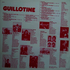 insert from the French #\#i#/#Guillotine#\#/i#/# compilation LP