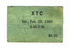 back of ticket stub from Whisky-a-Go-Go, February 23, 1980
