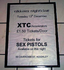 poster advertising XTC show at Nikkers, Keighley, 13 December 1977.